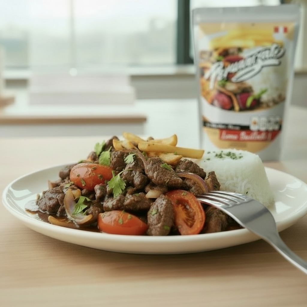Lomo Saltado-Peruvian Stir-Fried Beef Pouch