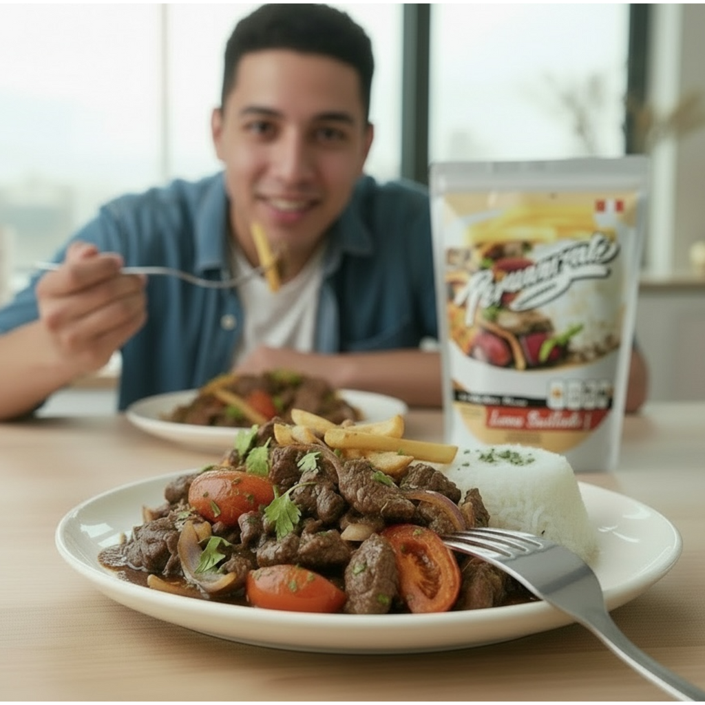 Lomo Saltado-Peruvian Stir-Fried Beef Pouch